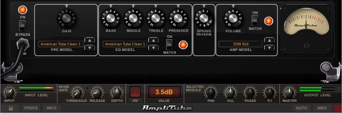 Use an amp sim's metering to avoid inter-stage distortion.