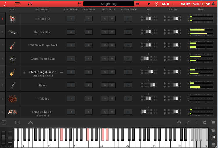 A multi-timbral synth can be loaded with sounds, so it's ready to go when you want to start songwriting.